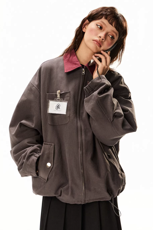 Vintage Style Work Blouson