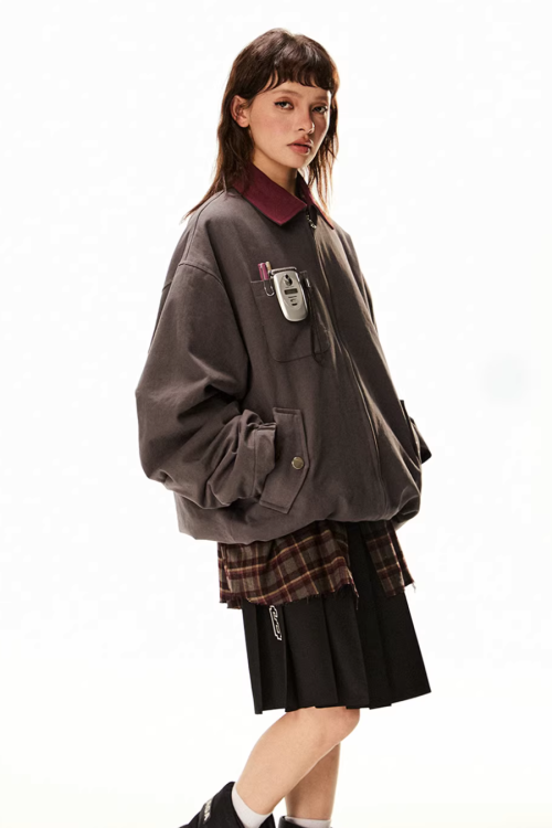 Vintage Style Work Blouson