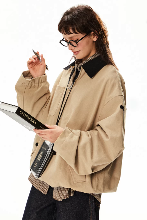 Vintage Style Work Blouson