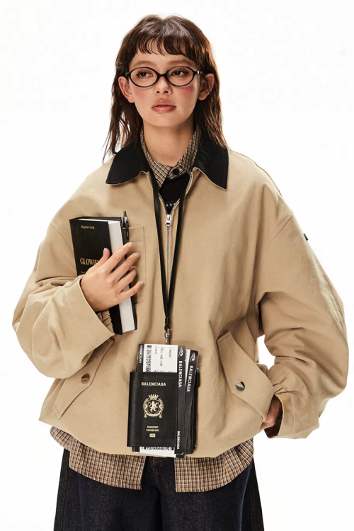 Vintage Style Work Blouson