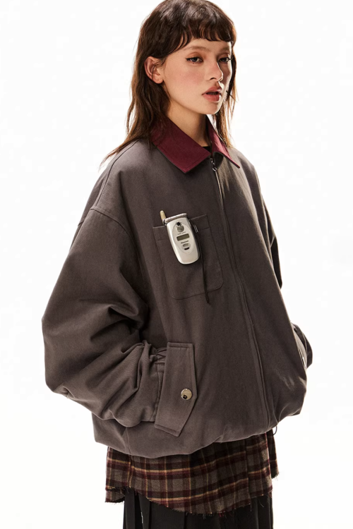 Vintage Style Work Blouson