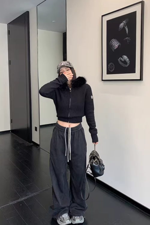 Vintage Washed Casual Pants