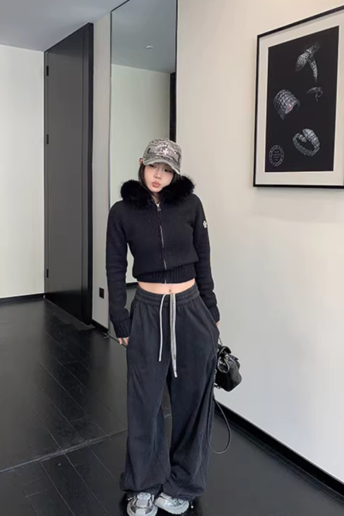 Vintage Washed Casual Pants