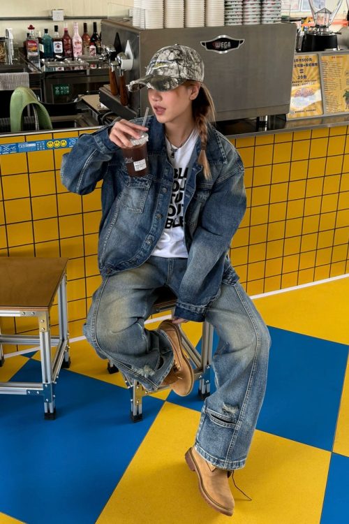 Vintage Washed Denim Jacket