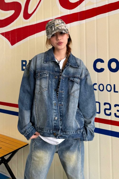 Vintage Washed Denim Jacket