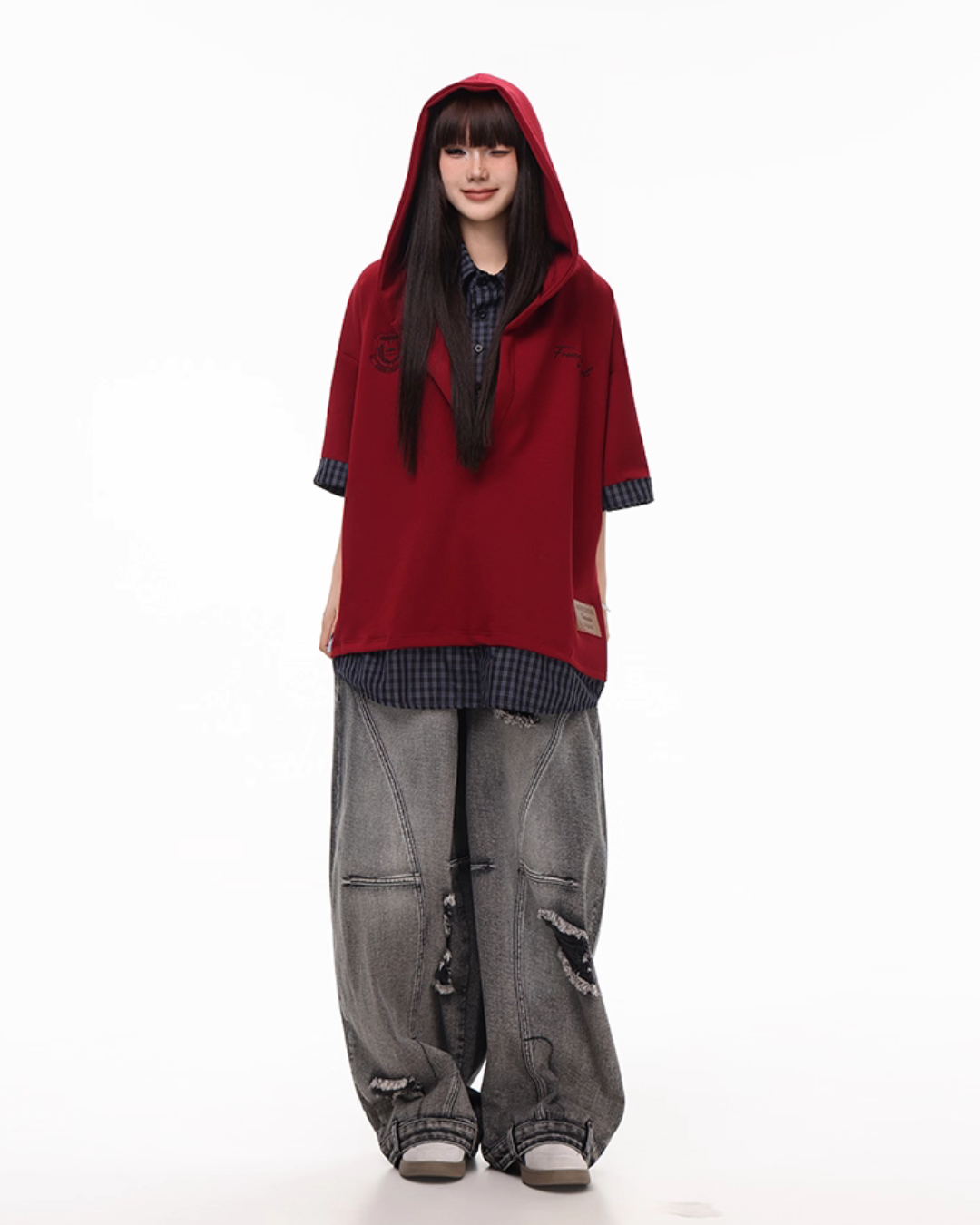 Vintage Washed Loose Wide Jeans Vintage Washed Loose Wide Jeans