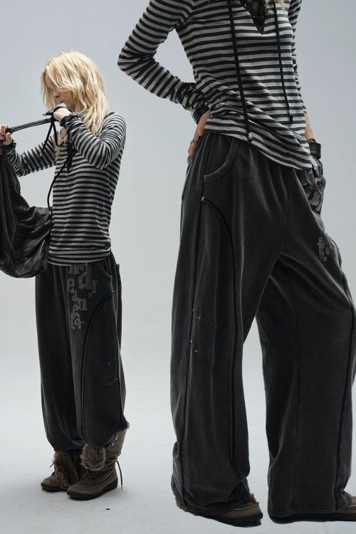 Vintage Washed Punk Sweatpants