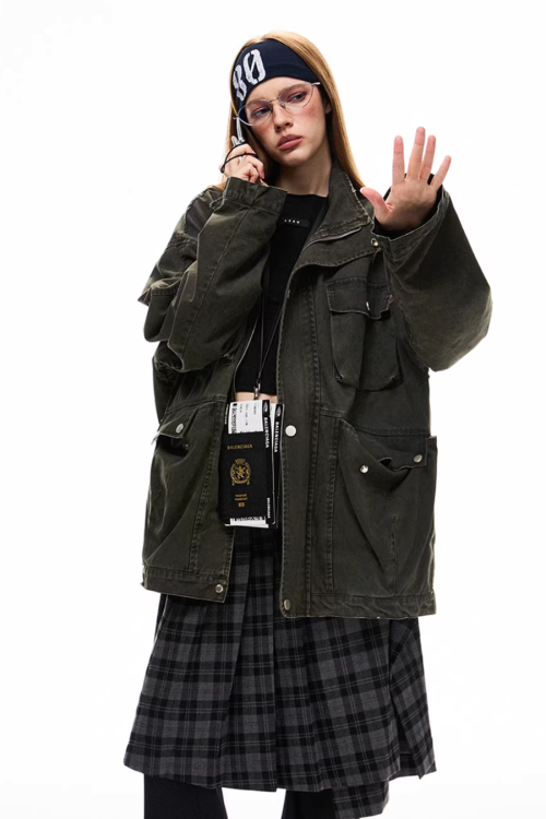 Vintage Washed Workwear Jacket