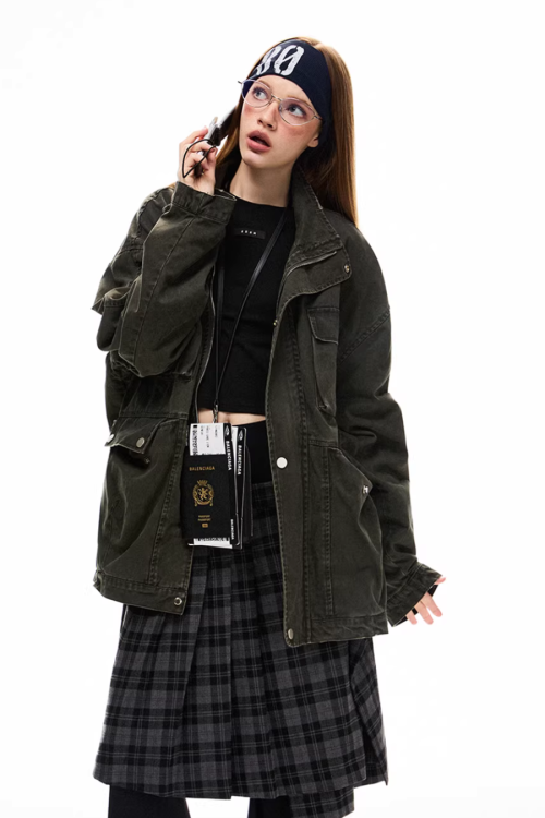 Vintage Washed Workwear Jacket