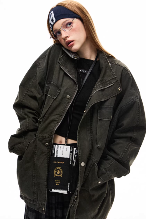 Vintage Washed Workwear Jacket