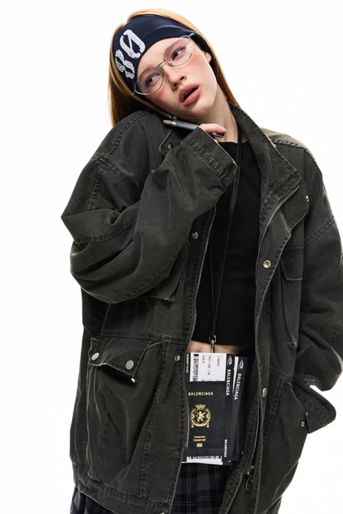 Vintage Washed Workwear Jacket