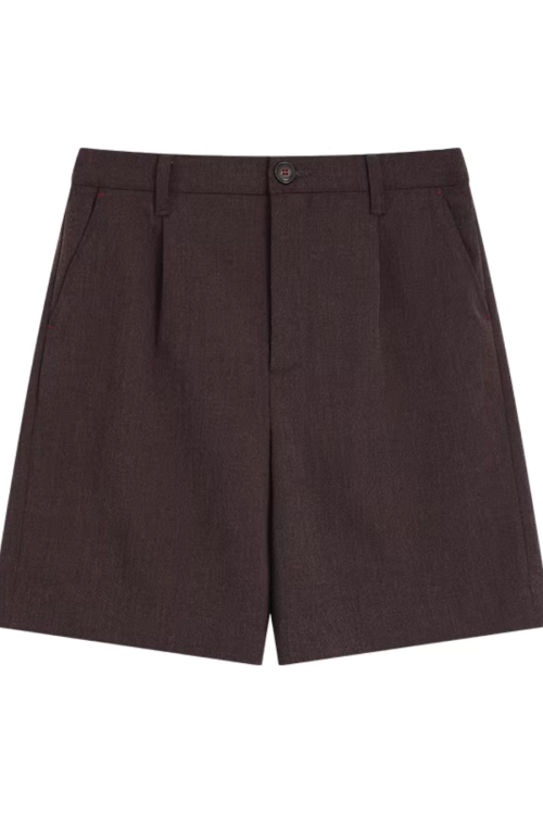 Vintage Wool Vest / Wool Knee-Length Shorts