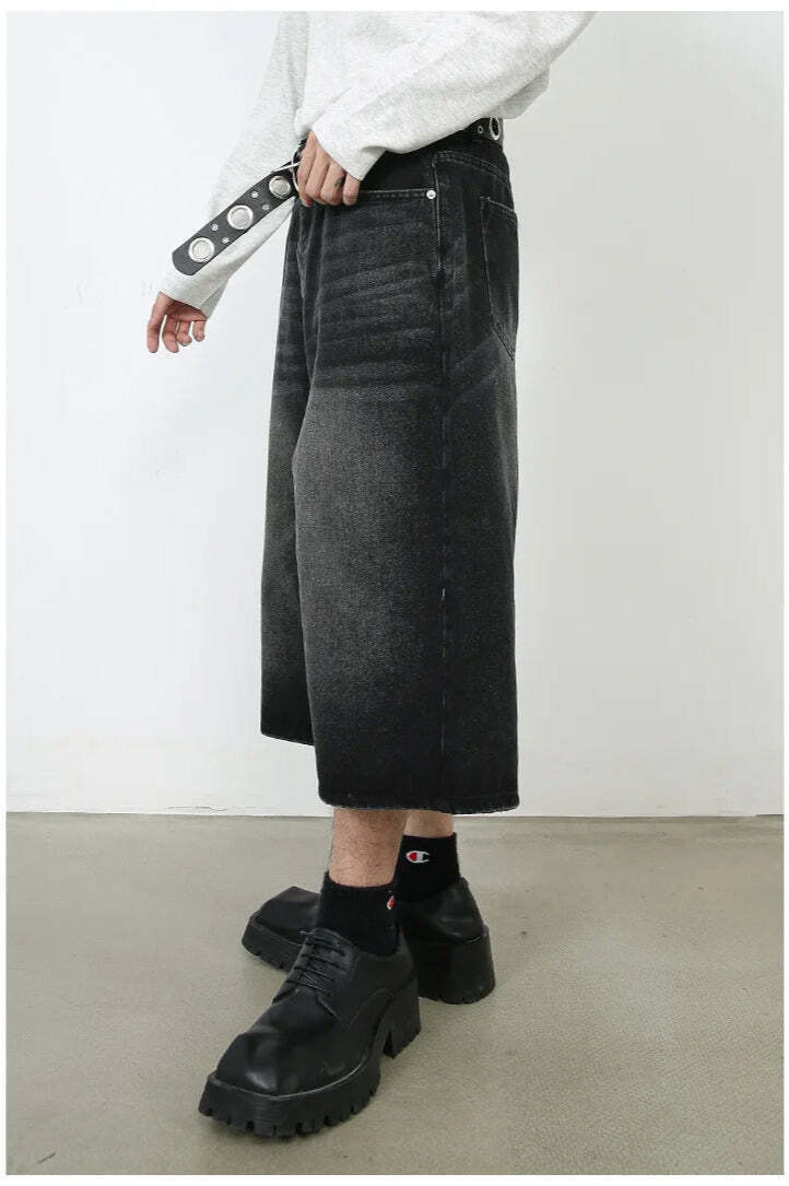 Vintage Y2K Loose Cropped Jeans Vintage Y2K Loose Cropped Jeans