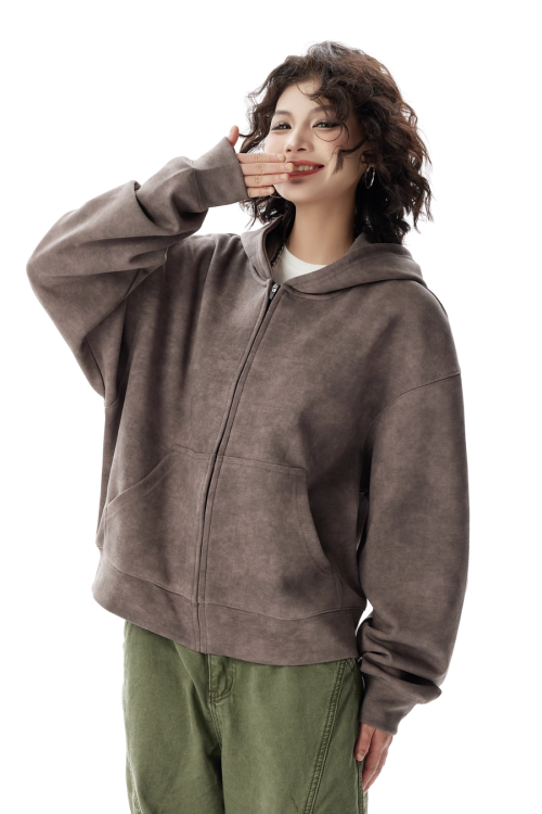 Vintage Zip Up Hoodie