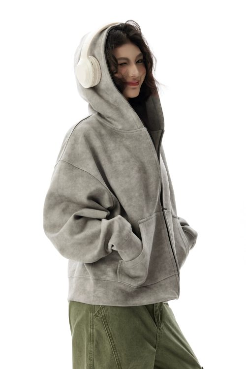 Vintage Zip Up Hoodie