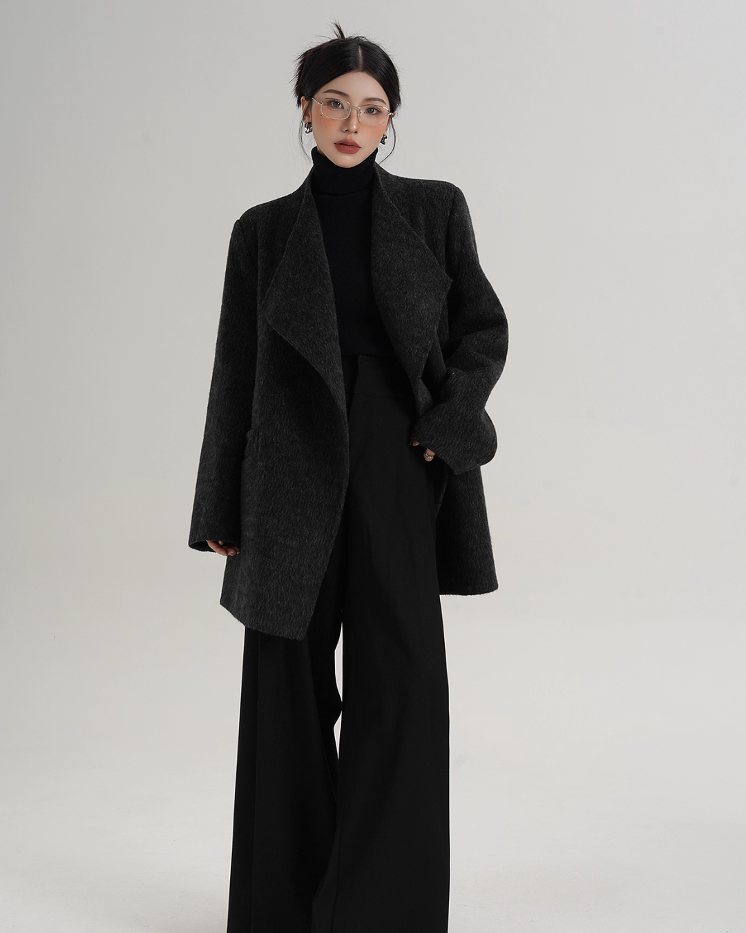 Waist Belt Wool Coat Waist Belt Wool Coat