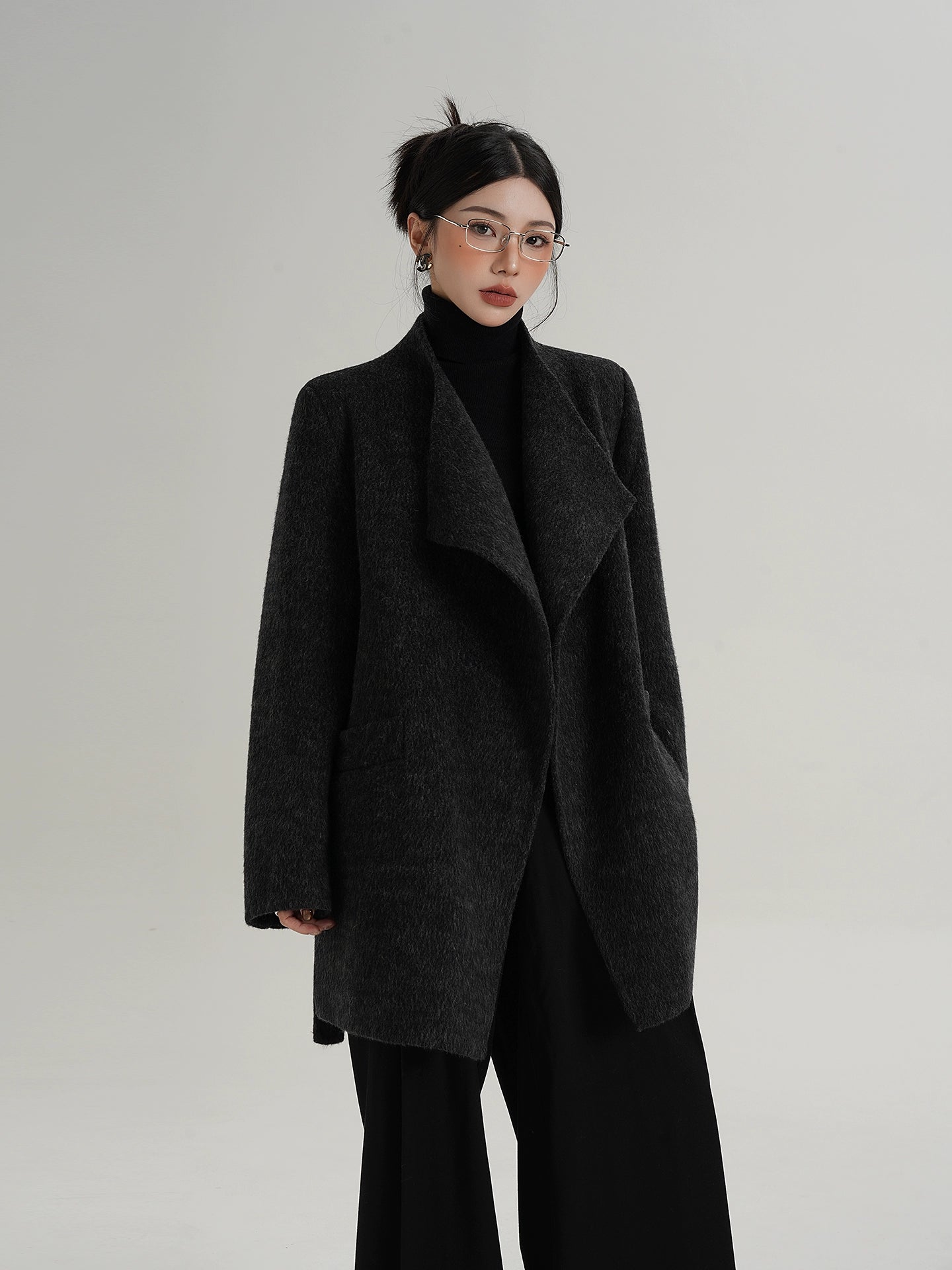 Waist Belt Wool Coat Waist Belt Wool Coat