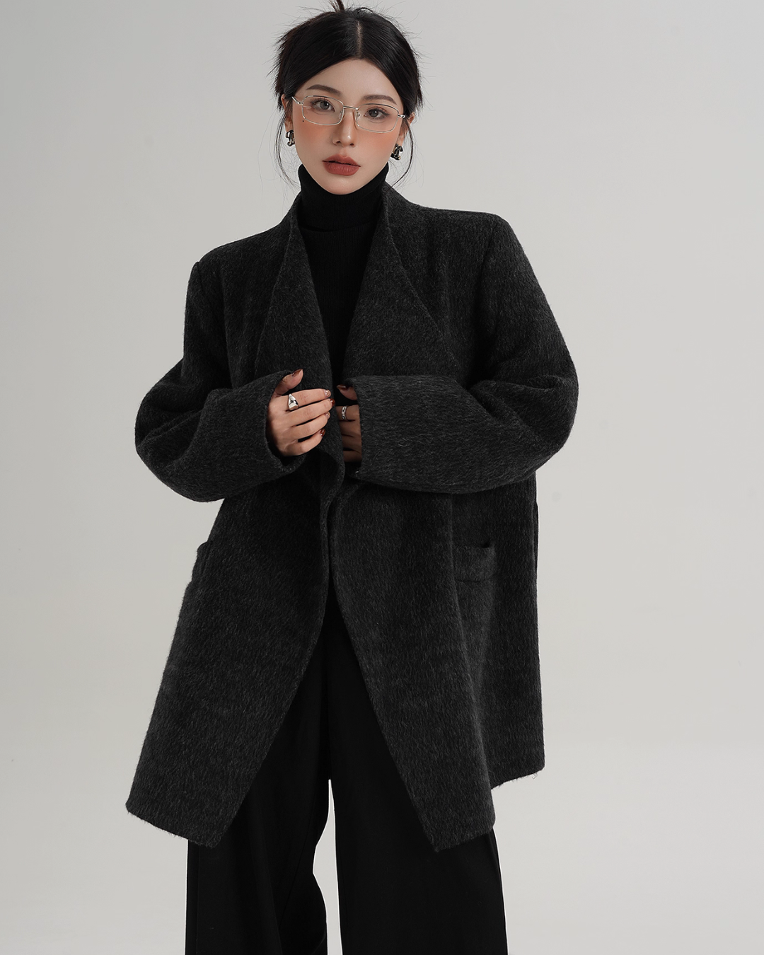 Waist Belt Wool Coat Waist Belt Wool Coat