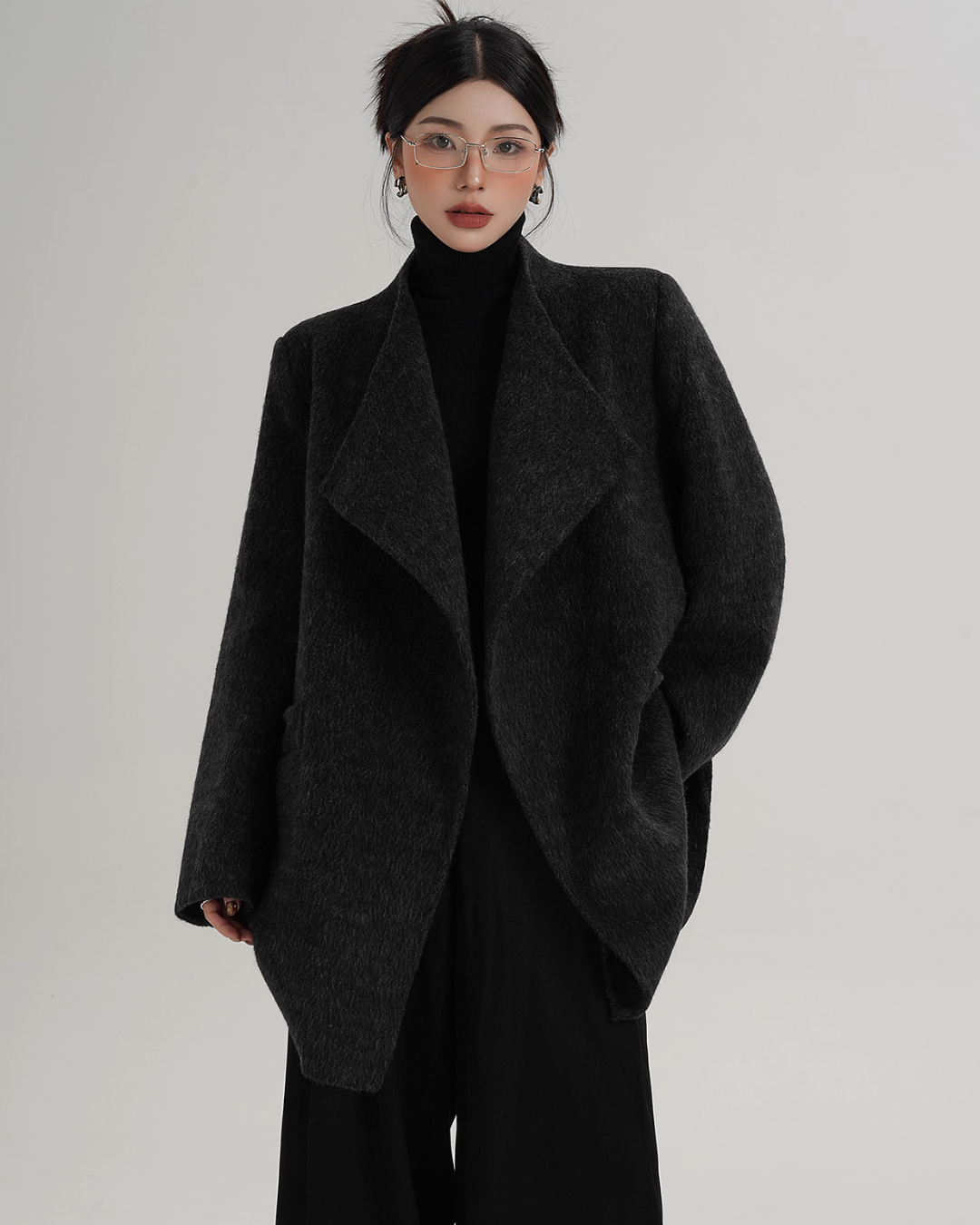 Waist Belt Wool Coat Waist Belt Wool Coat