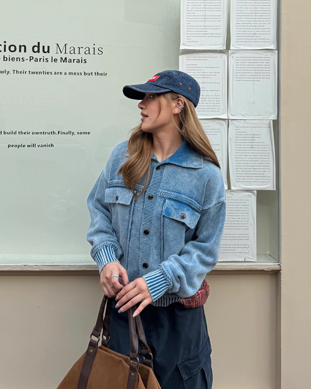 Washed Knit Short Jacket Washed Knit Short Jacket