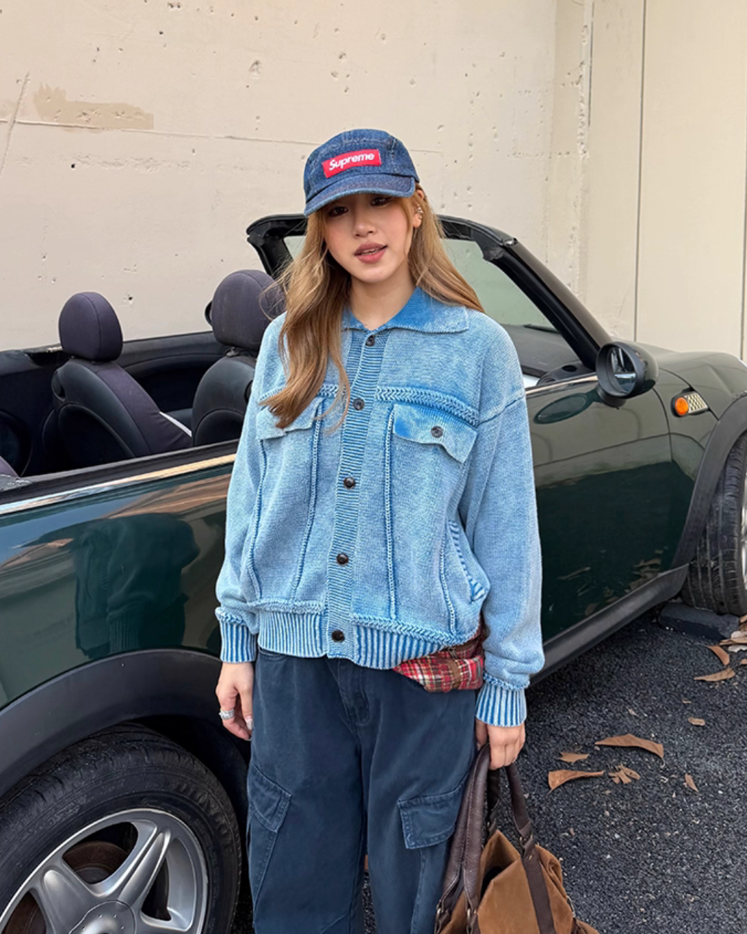 Washed Knit Short Jacket Washed Knit Short Jacket