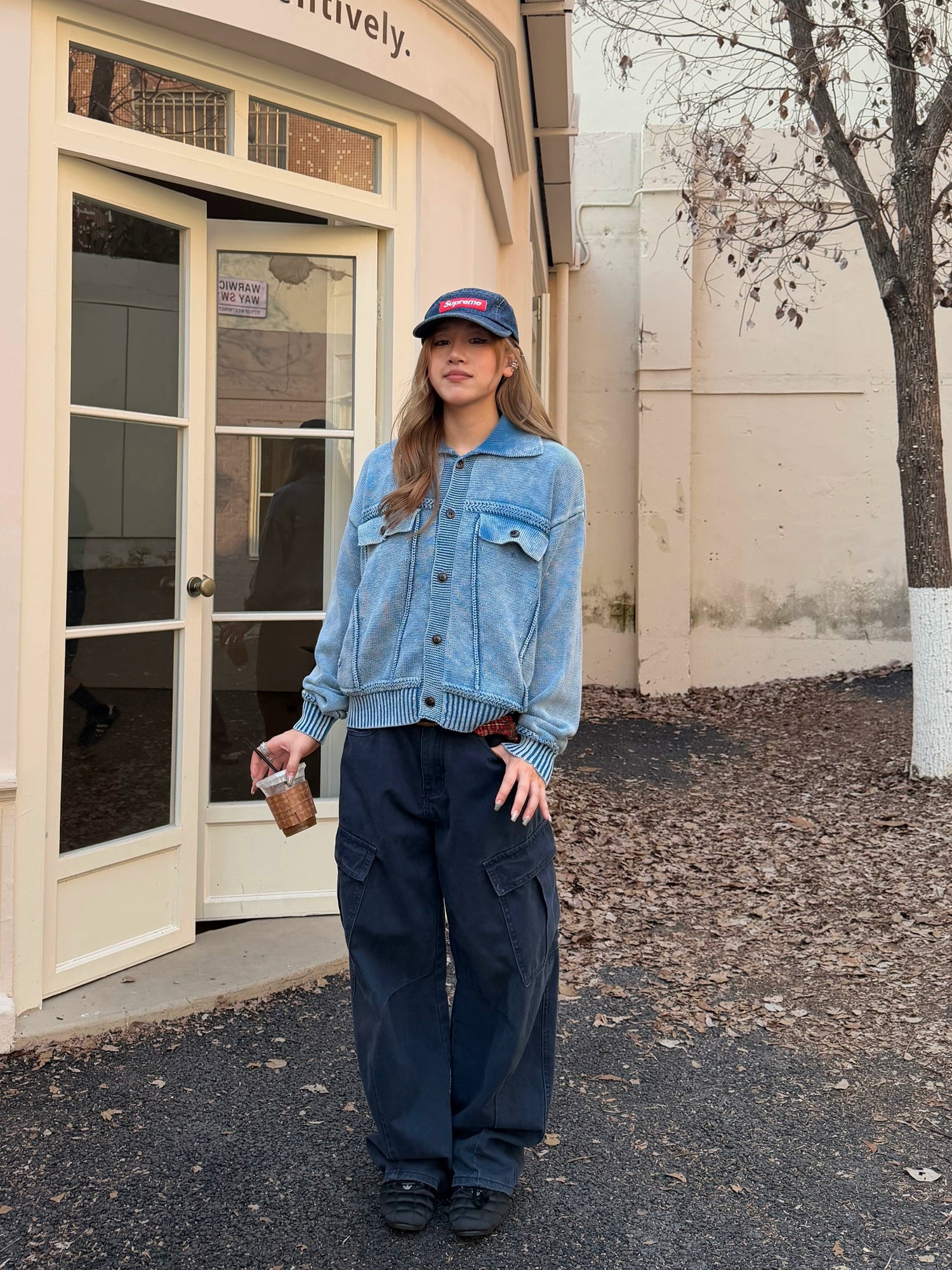 Washed Knit Short Jacket Washed Knit Short Jacket