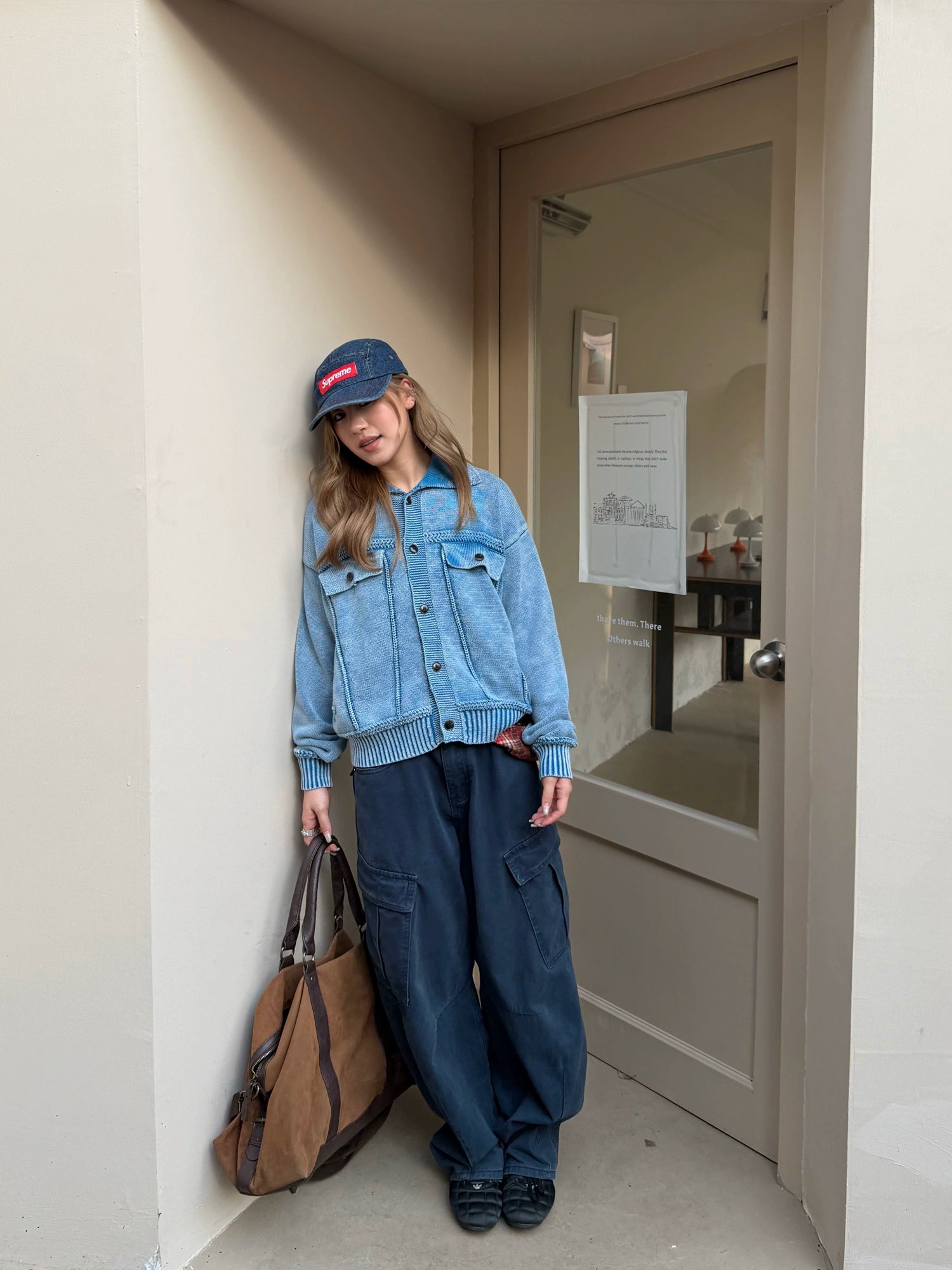 Washed Knit Short Jacket Washed Knit Short Jacket