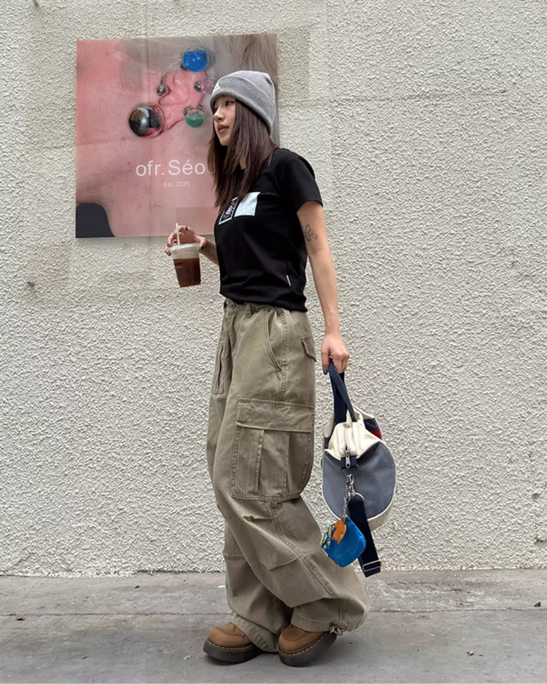 Washed Loose Work Pants Washed Loose Work Pants