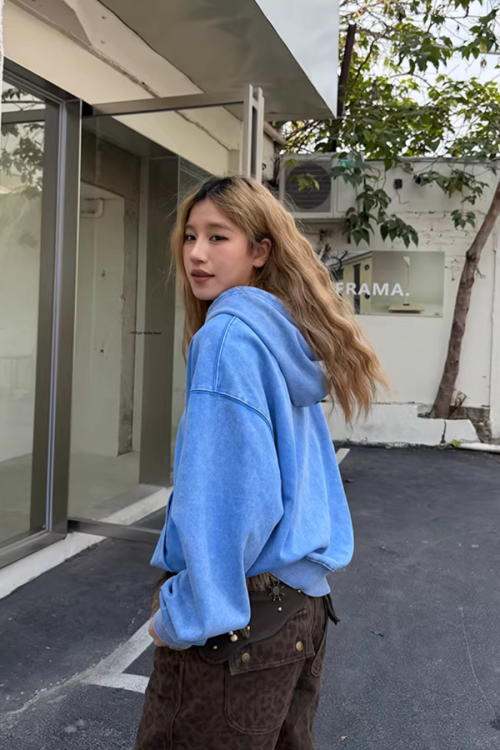 Washed Water Vintage Hoodie