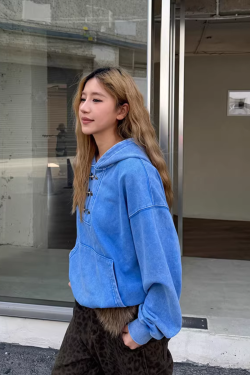 Washed Water Vintage Hoodie