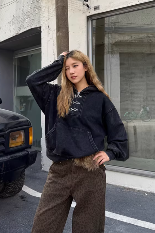 Washed Water Vintage Hoodie