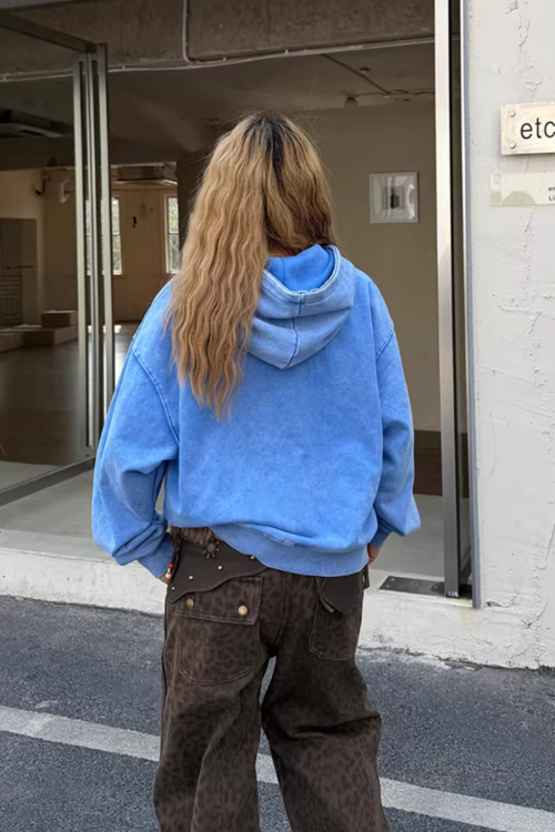 Washed Water Vintage Hoodie