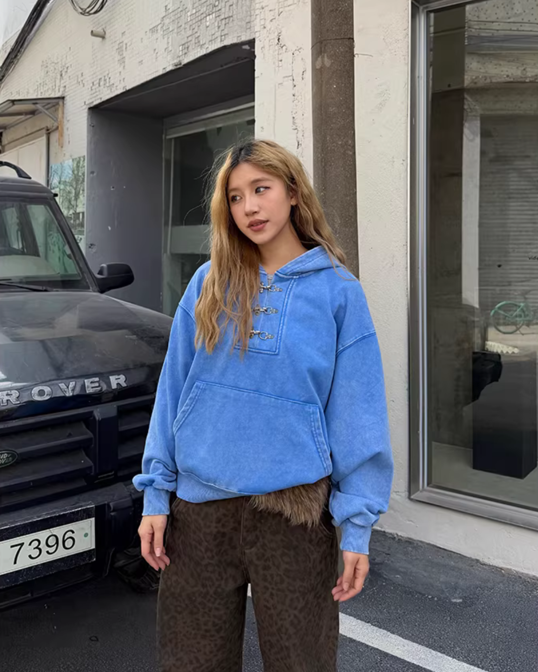 Washed Water Vintage Hoodie Washed Water Vintage Hoodie