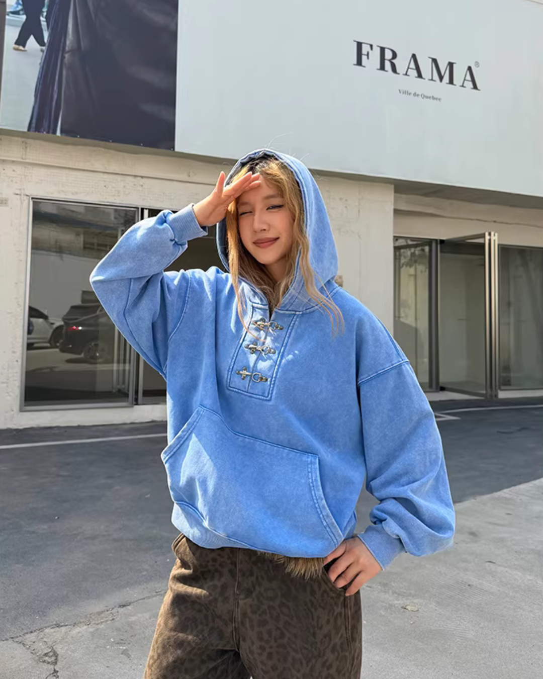 Washed Water Vintage Hoodie Washed Water Vintage Hoodie