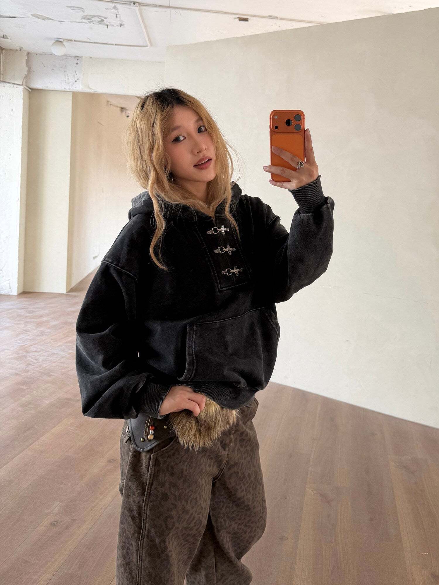 Washed Water Vintage Hoodie Washed Water Vintage Hoodie