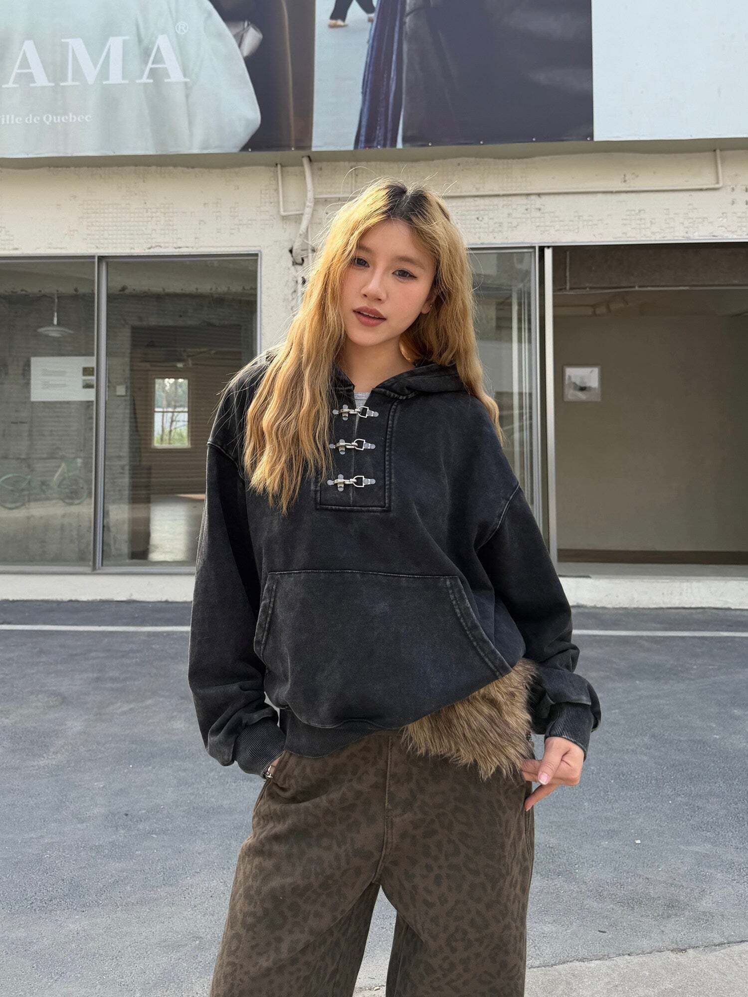 Washed Water Vintage Hoodie Washed Water Vintage Hoodie