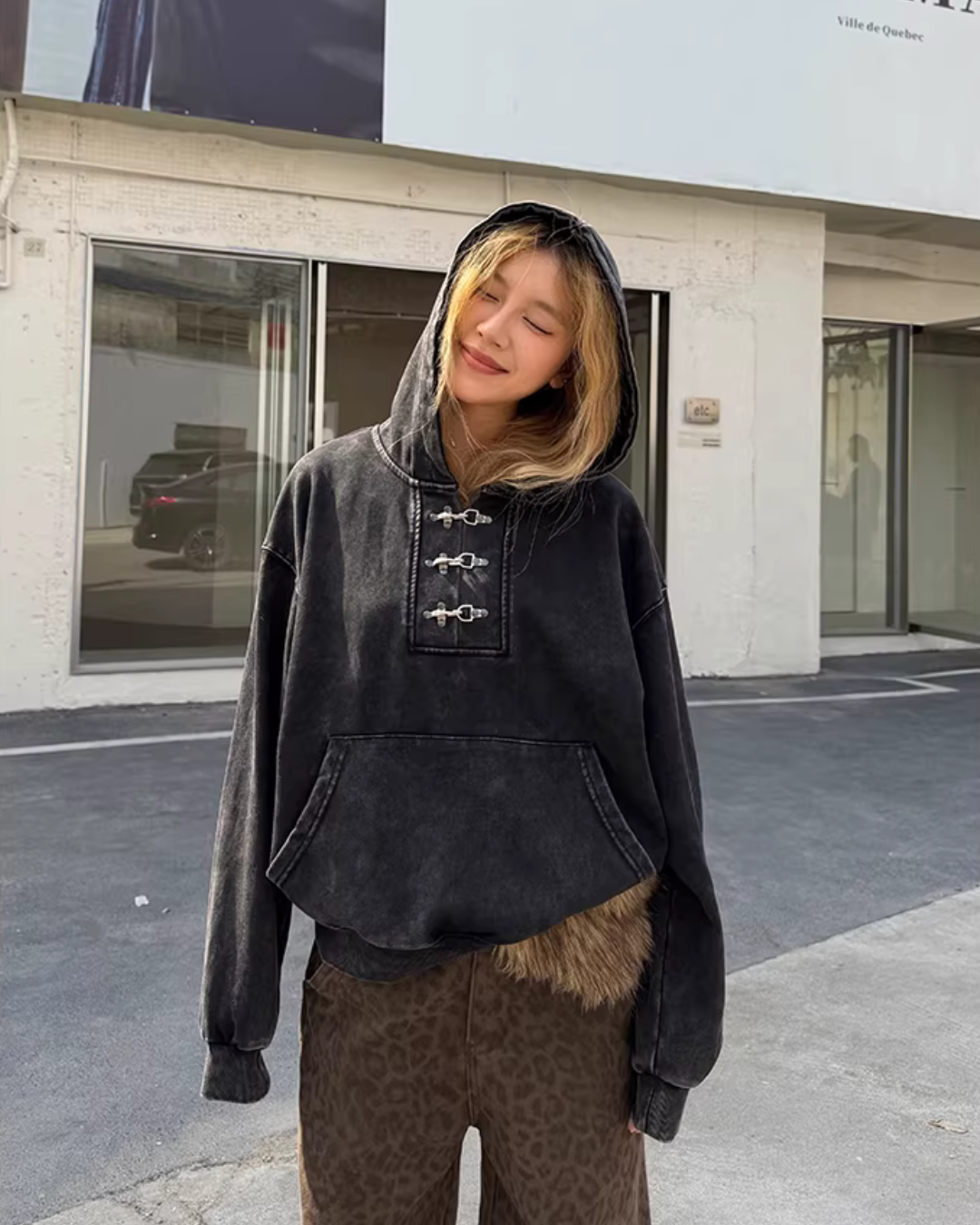 Washed Water Vintage Hoodie Washed Water Vintage Hoodie