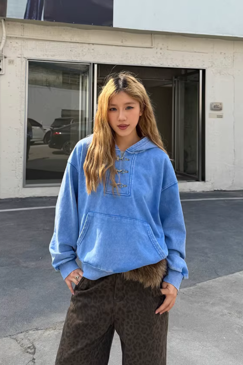 Washed Water Vintage Hoodie