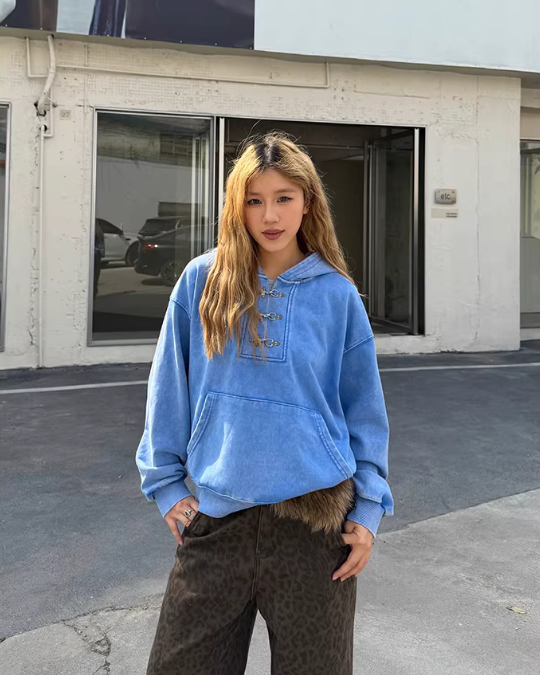 Washed Water Vintage Hoodie Washed Water Vintage Hoodie