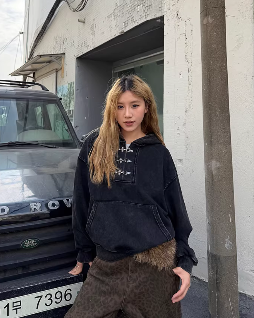 Washed Water Vintage Hoodie Washed Water Vintage Hoodie