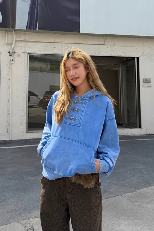 Washed Water Vintage Hoodie