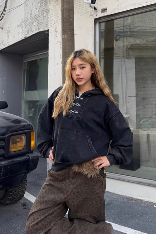 Washed Water Vintage Hoodie