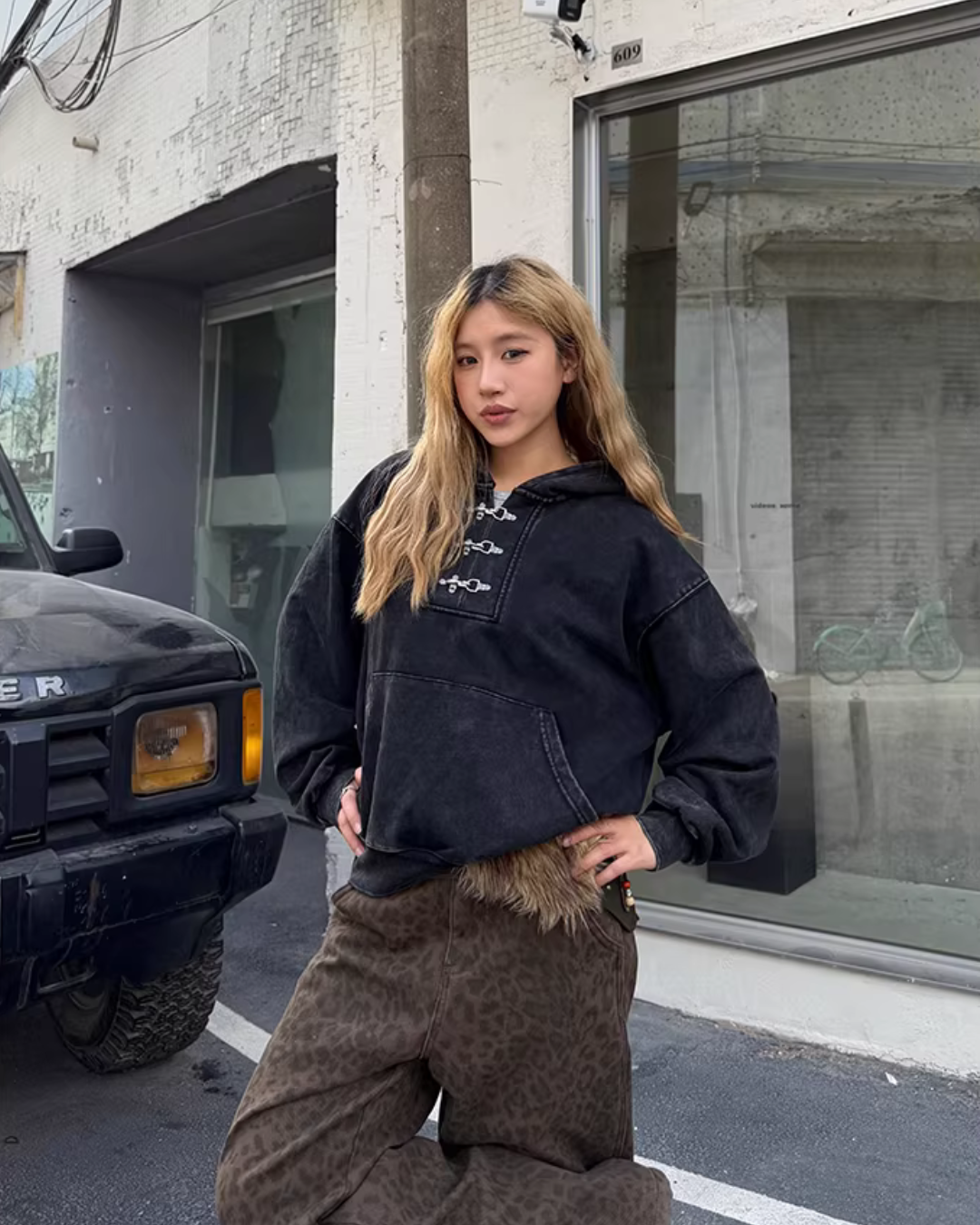 Washed Water Vintage Hoodie Washed Water Vintage Hoodie