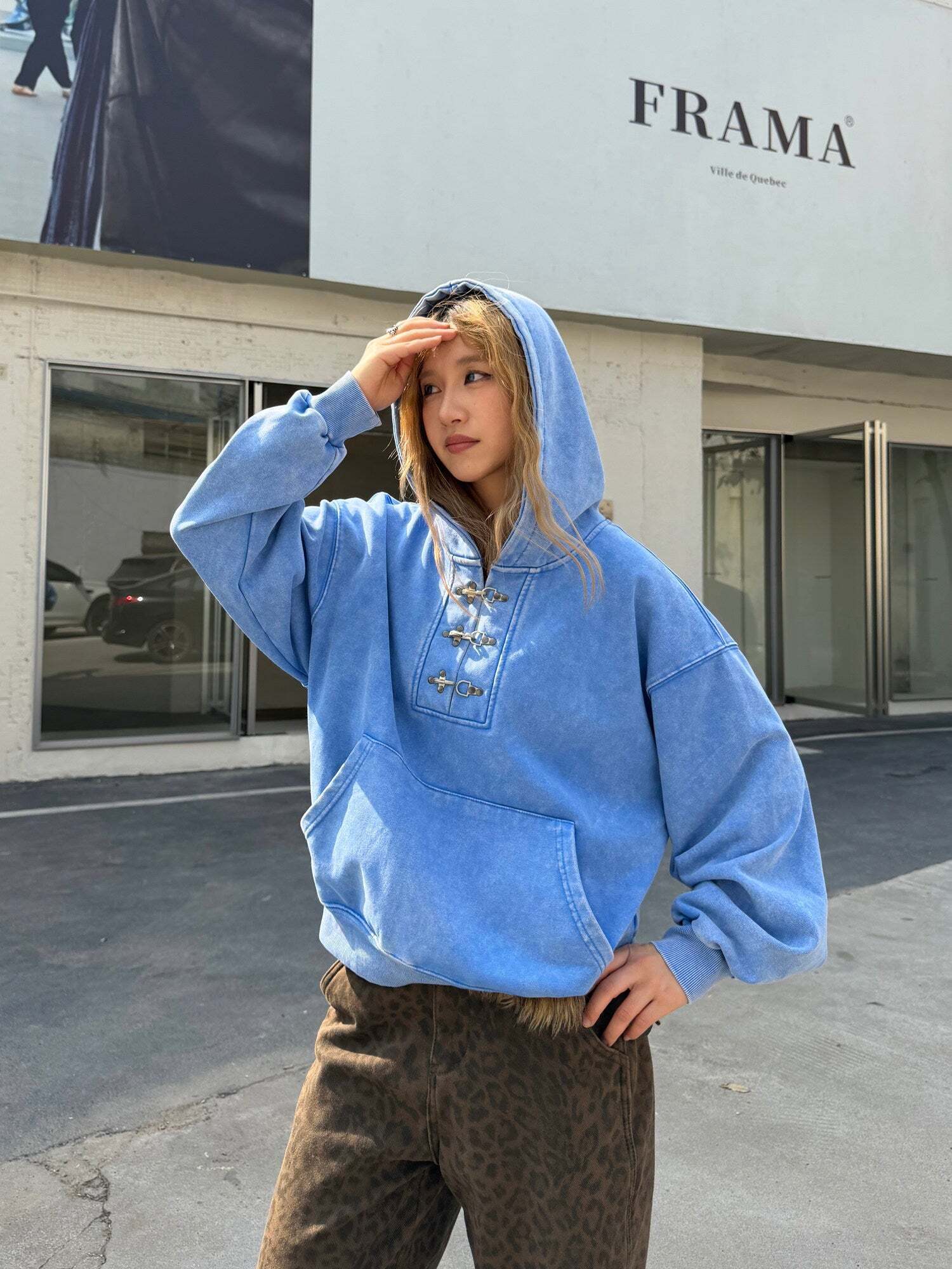 Washed Water Vintage Hoodie