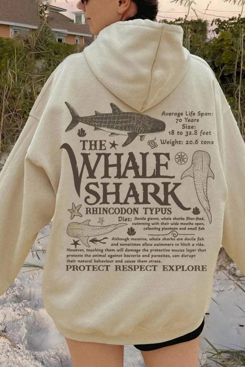 Whale Shark Graphic Hoodie