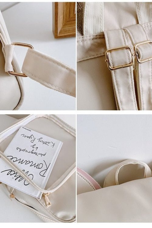 White Cat Ita Backpack for Pin Display