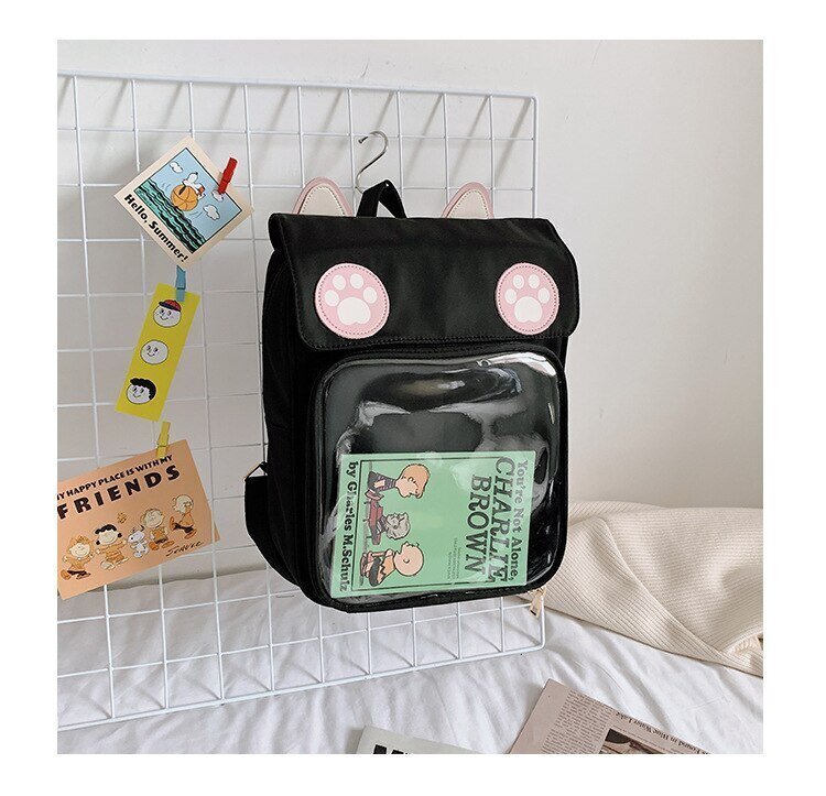 White Cat Ita Backpack for Pin Display White Cat Ita Backpack for Pin Display