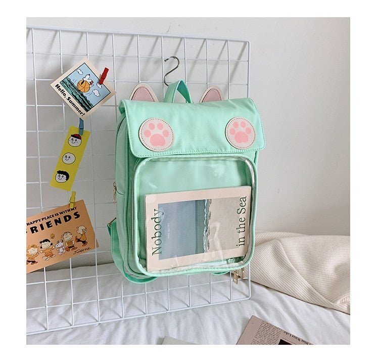 White Cat Ita Backpack for Pin Display White Cat Ita Backpack for Pin Display