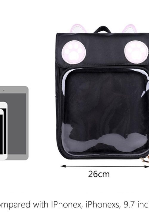 White Cat Ita Backpack for Pin Display