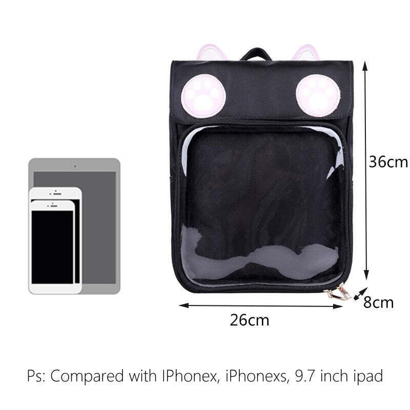 White Cat Ita Backpack for Pin Display White Cat Ita Backpack for Pin Display